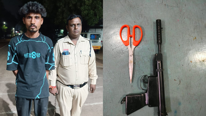 दुर्ग में एयर गन की नोक पर लूट, आहाता संचालक को धमकाकर आरोपी गिरफ्तार